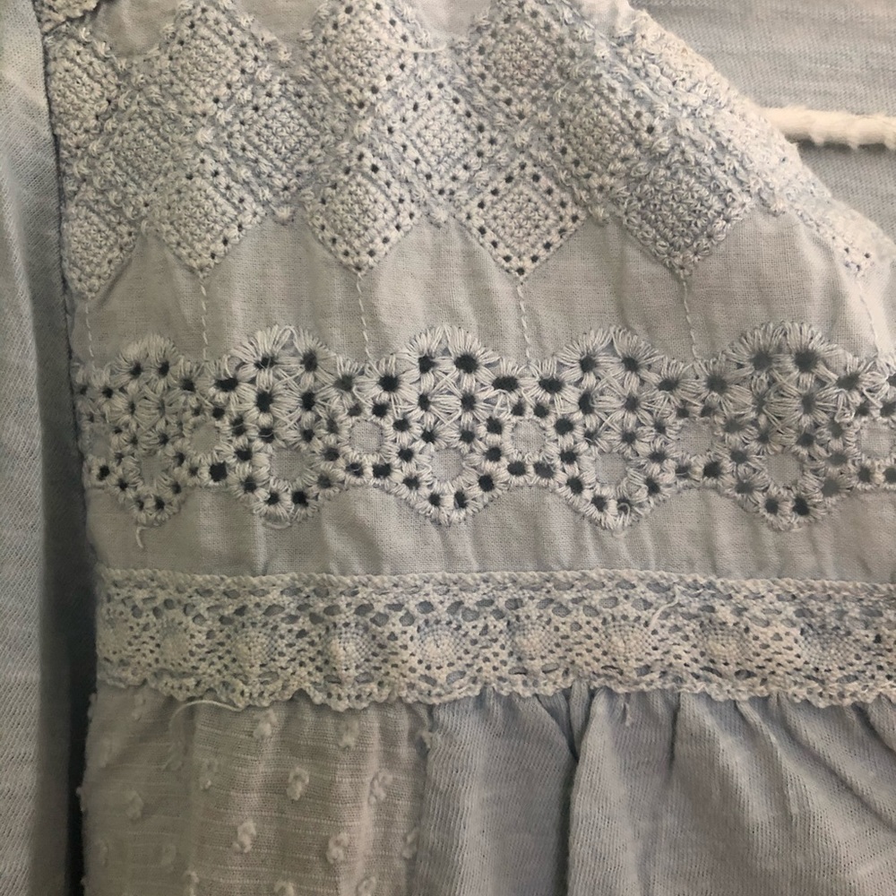 Lucky Brand lacy detail blouse - Picture 3 of 5